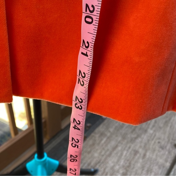 J.crew schoolboy coral velvet blazer size 4 - Picture 9 of 9